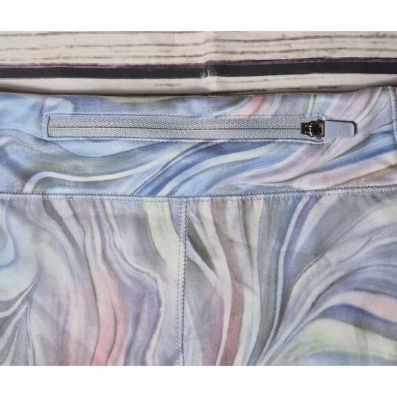 Athleta Girl Sz XL (14) Record Breaker 3” Running Short Blue/Pink Swirl Pattern - Picture 6 of 9
